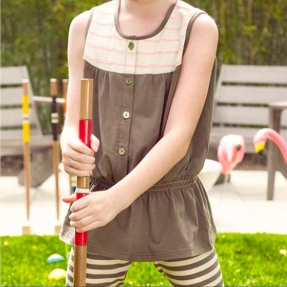 Matilda Jane • Serendipity • Neopolitan Tank • Mud / Olive Green • Size 10 • MJ - Picture 1 of 13